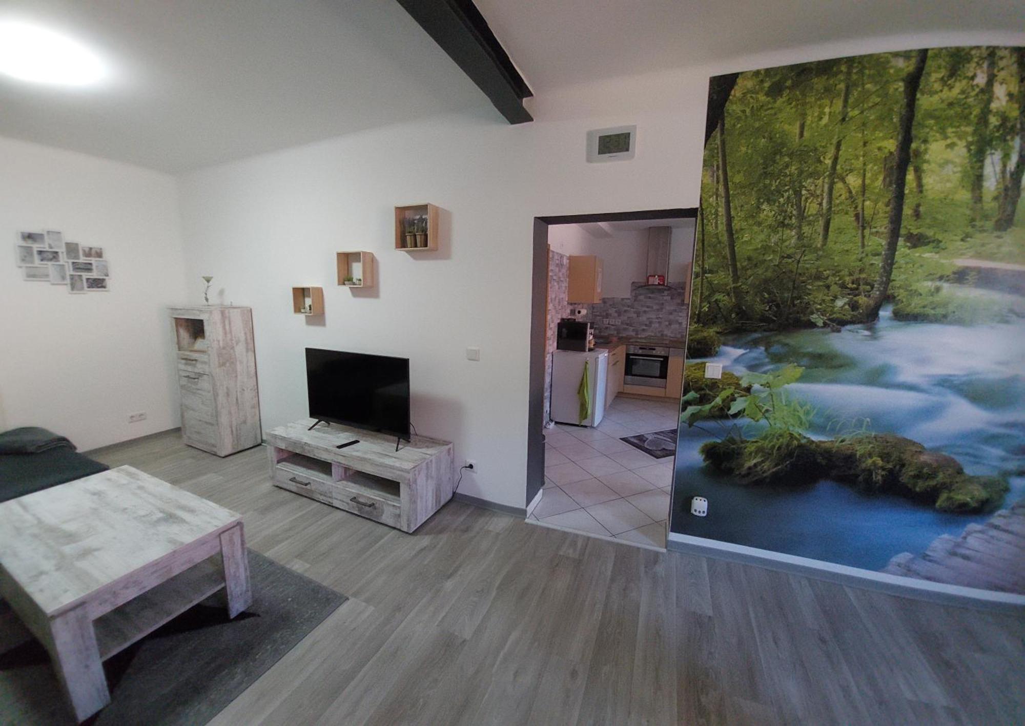 Ganze Ferienwohnung 5 Km Von Erfurt, Mit Kaffeevollautomat, Tv, Wlan, Boxspringbett, Schlafsofa Und Einkaufsmoeglichkeiten, Sehr Gute Anbindung Zur A71 Und A4, Kostenloser Oeff Parkplatz Fuer Pkw Und Transporter Elxleben 外观 照片